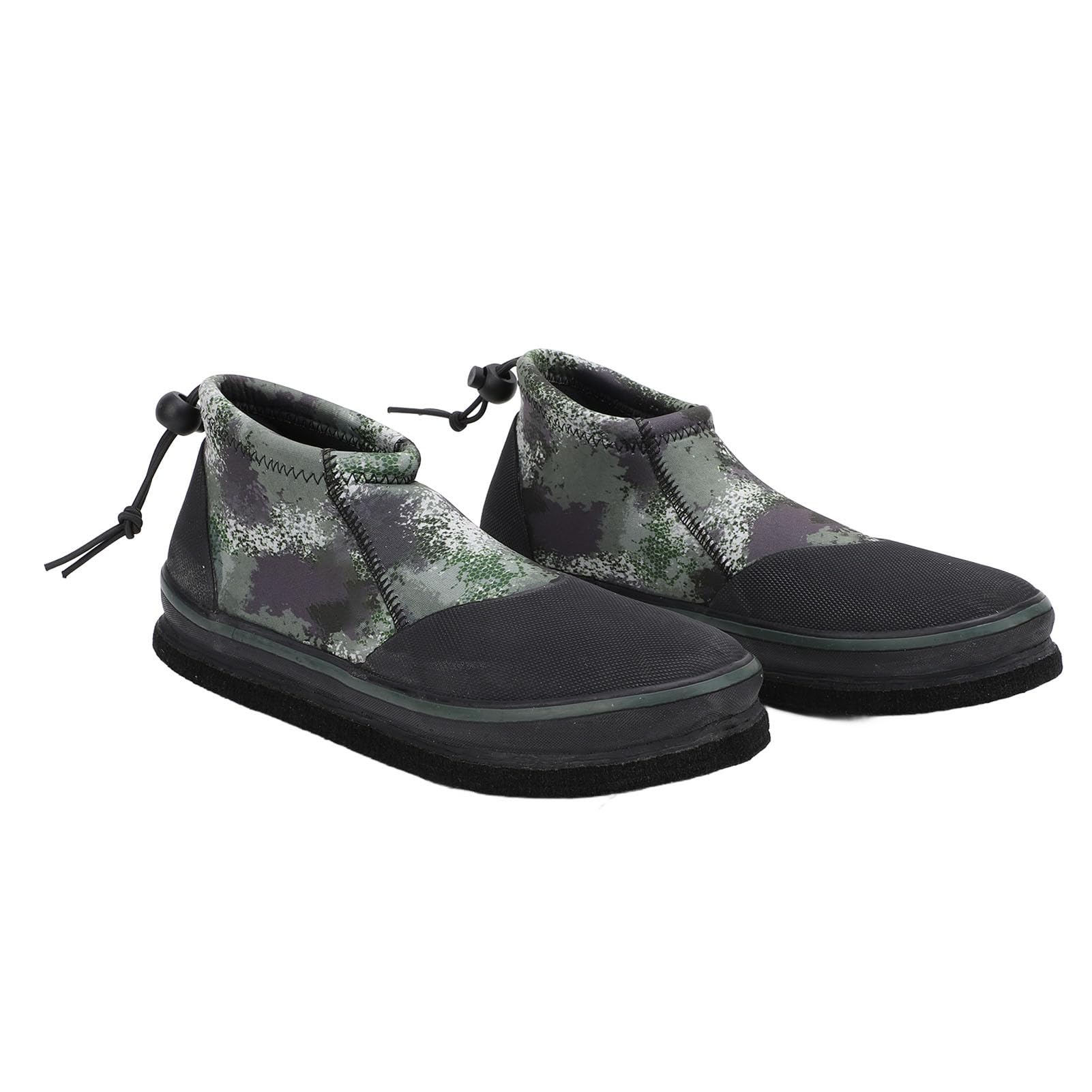 AMONIDA Scarpe da Pesca su Roccia Stivali da Pesca in Neoprene Leggero Antiscivolo con Chiodi in Acciaio per Appassionati di OD Green Confezione da 2