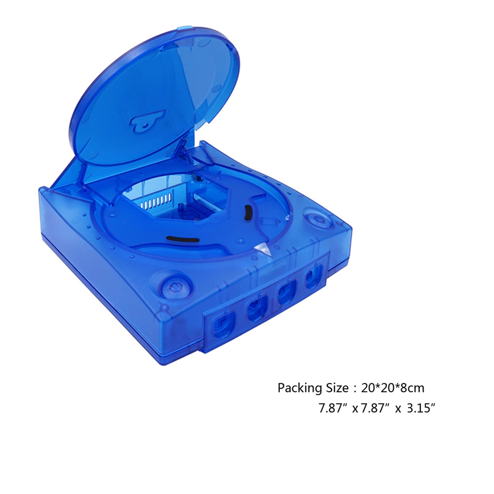 Plastique de remplacement pour coque translucide pour boîtier boîte transparente pour pour console de jeu vidéo rétro Re boîtier de coque de remplacement pour