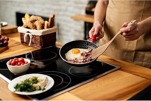 Miniatura 7 de Cucharas de madera para cocinar, juego de 13 utensilios de cocina de madera de acacia, incluye cuchara de madera, espátula, cucharón de sopa,