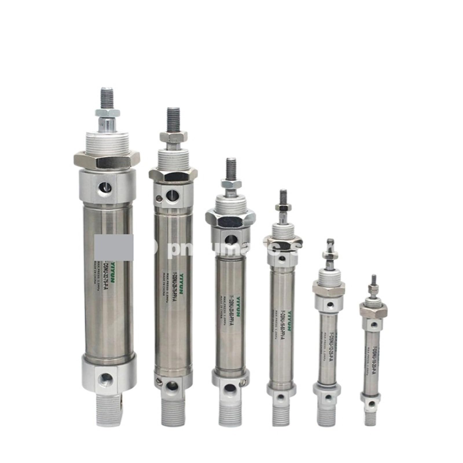 Cylindres Y-DSNU-16-PPS-A haute résistance pour cycles industriels intensifs