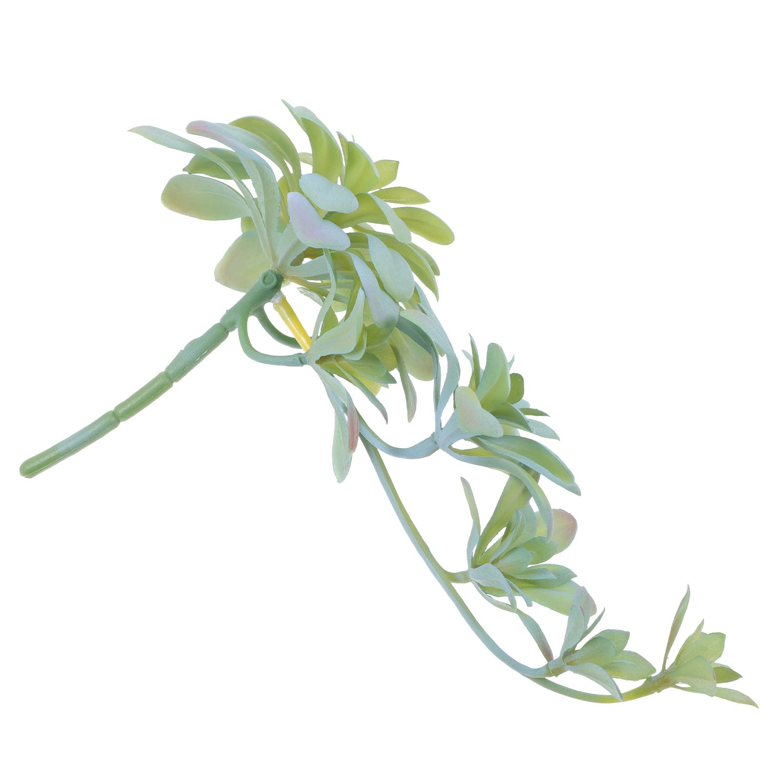 Milisten Plante Artificielle Succulente Réaliste 27cm en Plastique, Rotin