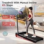 RHYTHM FUN Treadmill with Incline, Walking Pad with Handle Bar,300lbs Walking Pad with APP, Portable Folding Walking Treadmills for Home/Office with Low Noise - Image 2