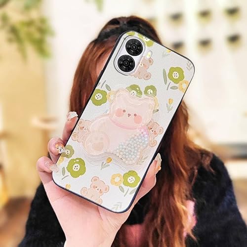 Phone Case Compatible with ZTE Nubia S2/A504ZT, Phone lens protection Kickstand Glisten Rotatable stand Glitter Skin feel silico