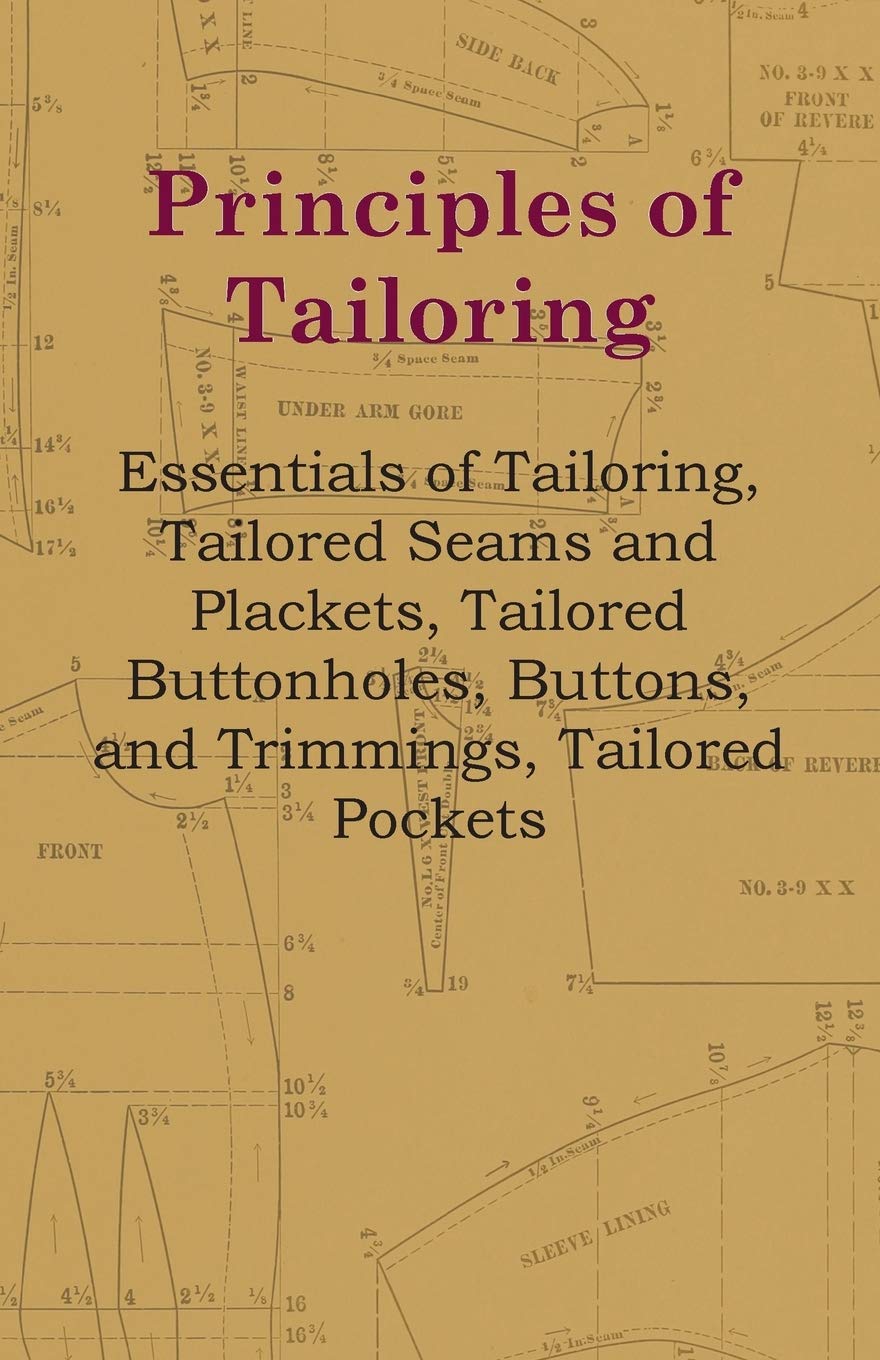 Buy Principles Of Tailoring Essentials Of Tailoring, Tailored Seams