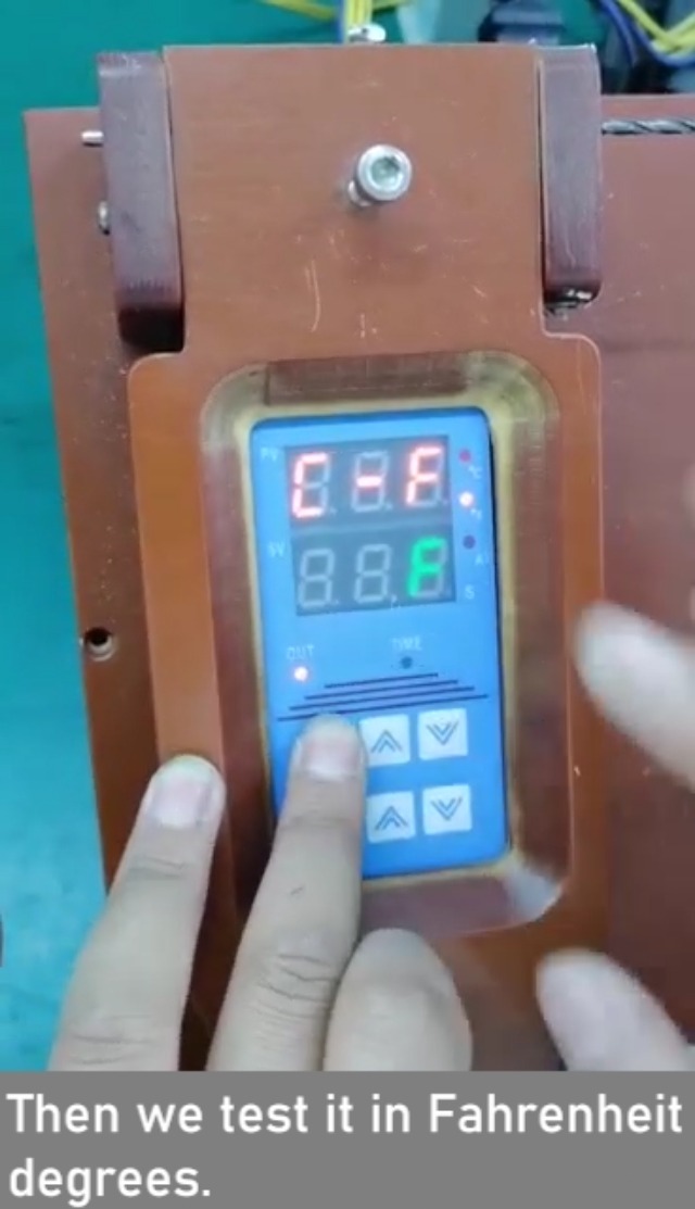 Máquina de termofijado para camisetas 1800W con placa doble miniatura 7