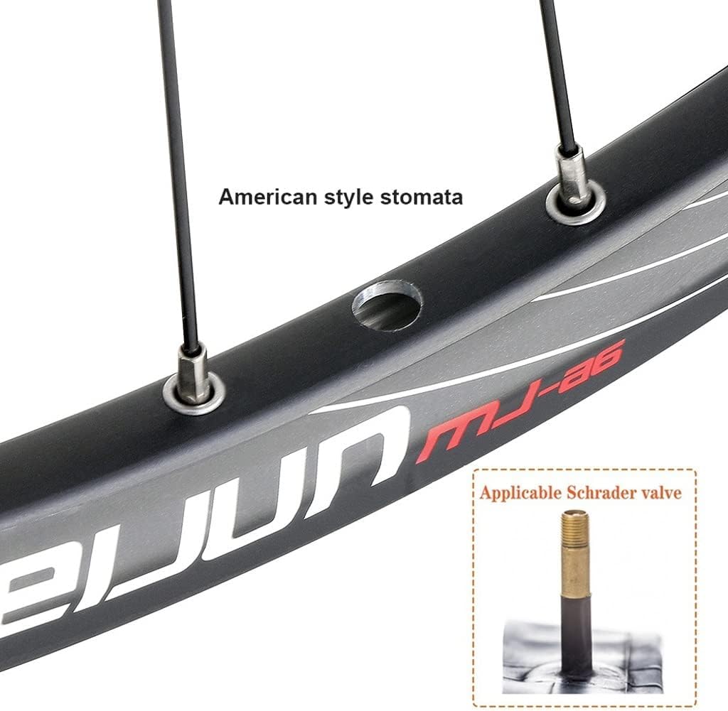 MTB Fahrrad Laufradsatz Aluminiumlegierung 26 27,5 29 Zoll, Scheibenbremse Doppelwandig Hybrid-/Mountain-Felge 2450G Zum Schwungrad Mit 7/8/9/10/11 Speed