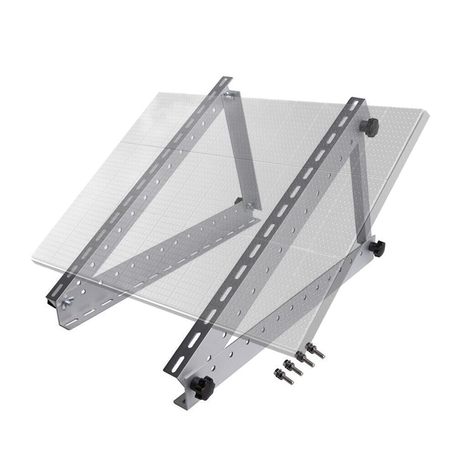 Uchwyt na panel słoneczny 100 W, uchwyty nachylane na panel słoneczny z regulowanym kątem, regulowany uchwyt na panel słoneczny 556 mm do łodzi, kampera, dachu