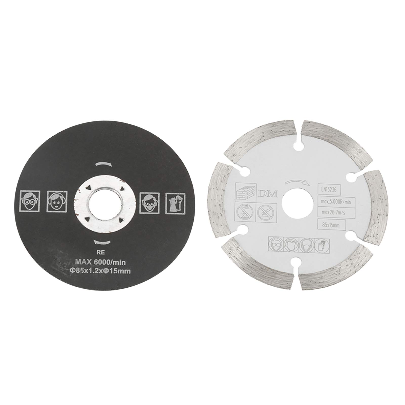 5 Sztuk 85mm średnica Wewnętrzna 15mm Mini Piła Tarczowa z Węglików Spiekanych do Narzędzia Tnącego Ręczna Piła Tarczowa Brzeszczot 65mm B Brzeszczot z Węglików
