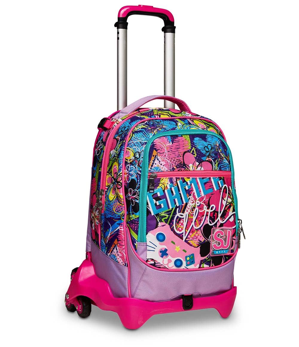 SJ GANG STYLE JAM GANG Jack 3wd Trolley, Unisex - Bambini e ragazzi, Viola, Taglia Unica
