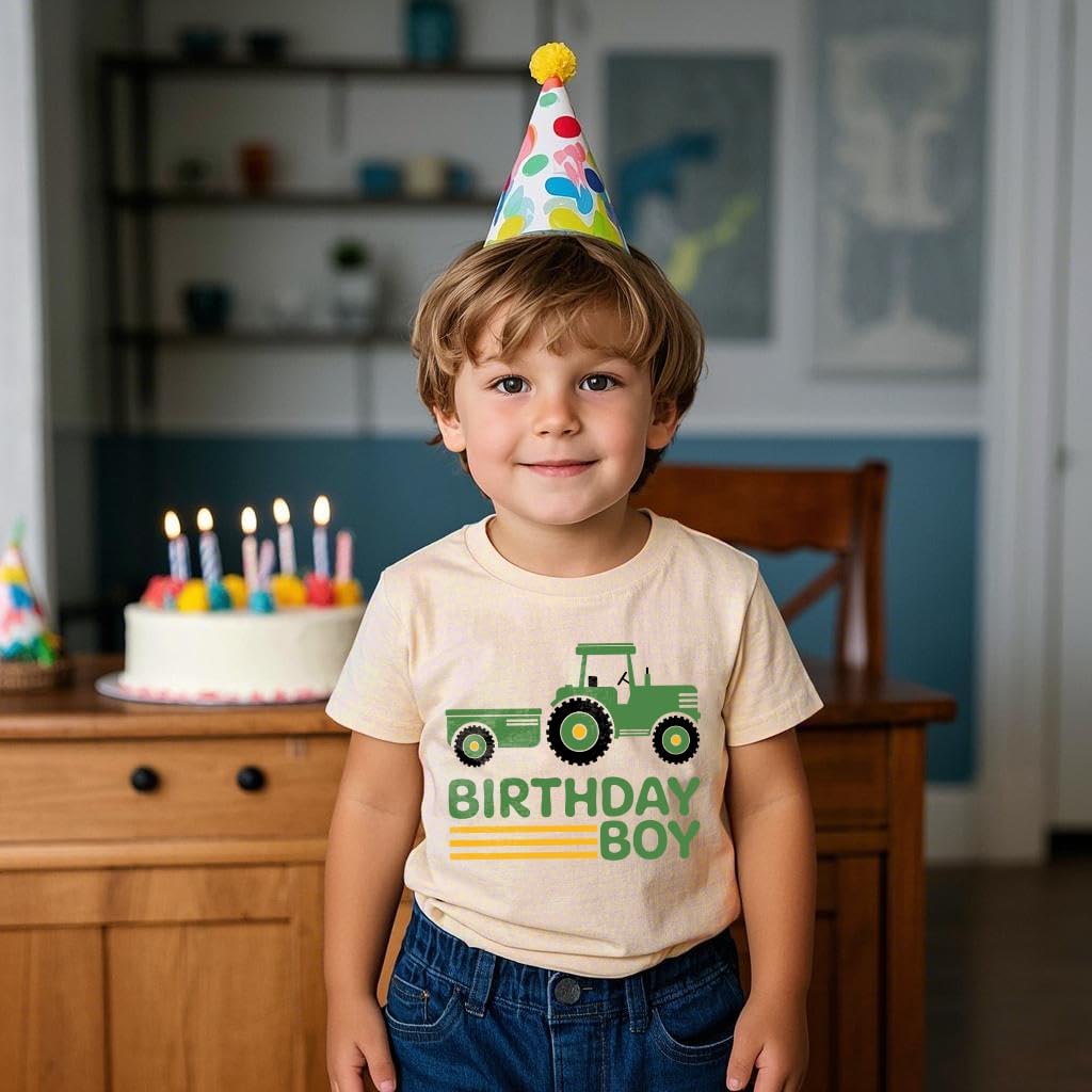 Birthday Boys Shirts 2nd 3rd 4th 5th 6th 7th Boys Birthday T-Shirts Cotton Short Sleeve Tees Tops - Image 5