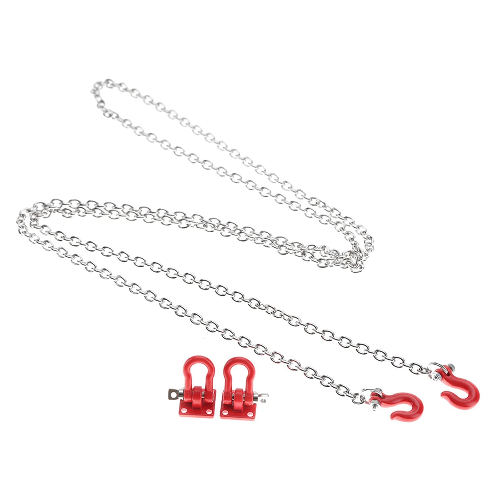 Accessoire de voiture miniature - Outil de décoration - Crochet de remorquage en métal de haute qualité pour jouet RC - Accessoire de voiture RC