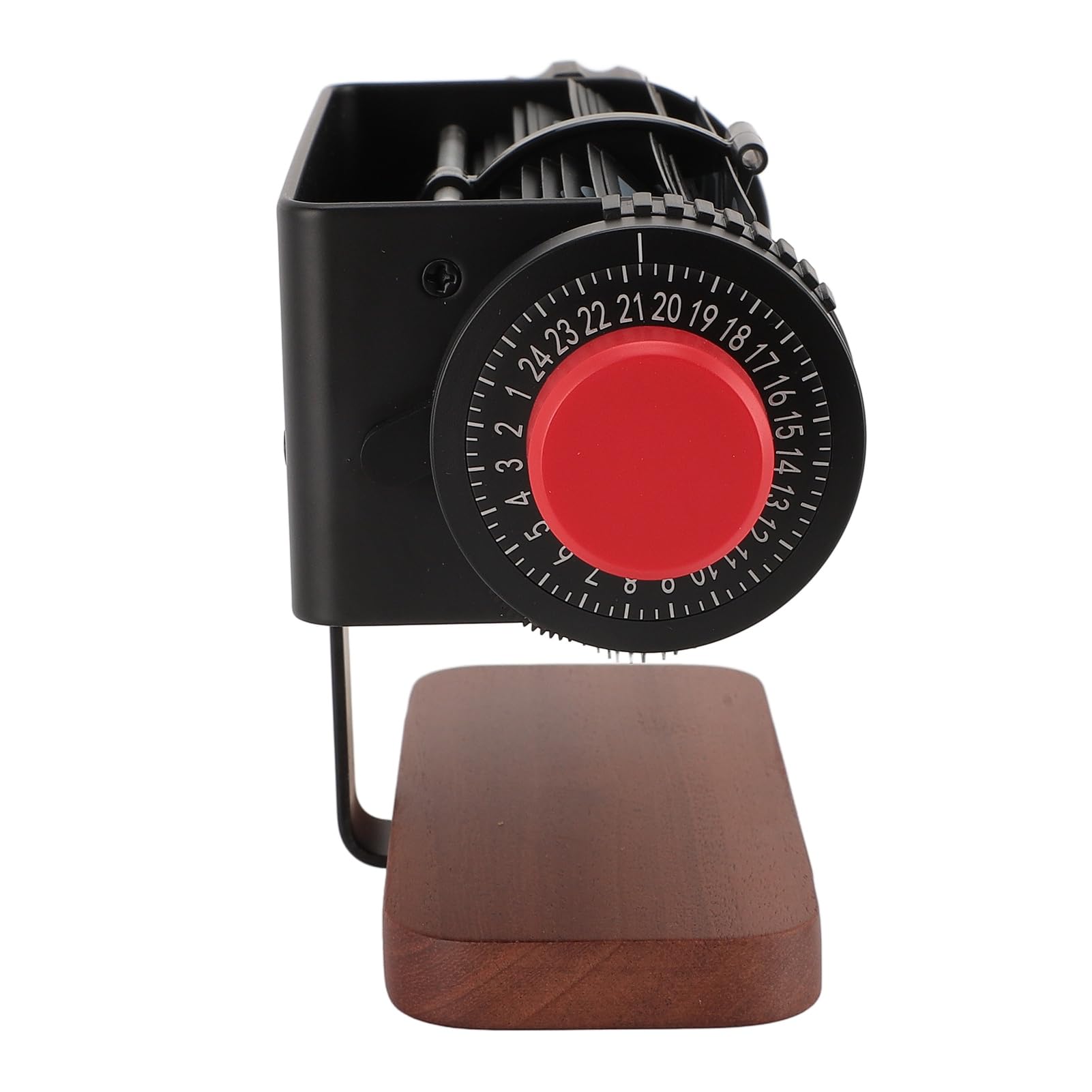Zegar z klapką w Stylu Retro Drewniany, Mechaniczny, Automatyczny Zegar z klapką do Dekoracji Stołu Domowego z Alarmem 847g
