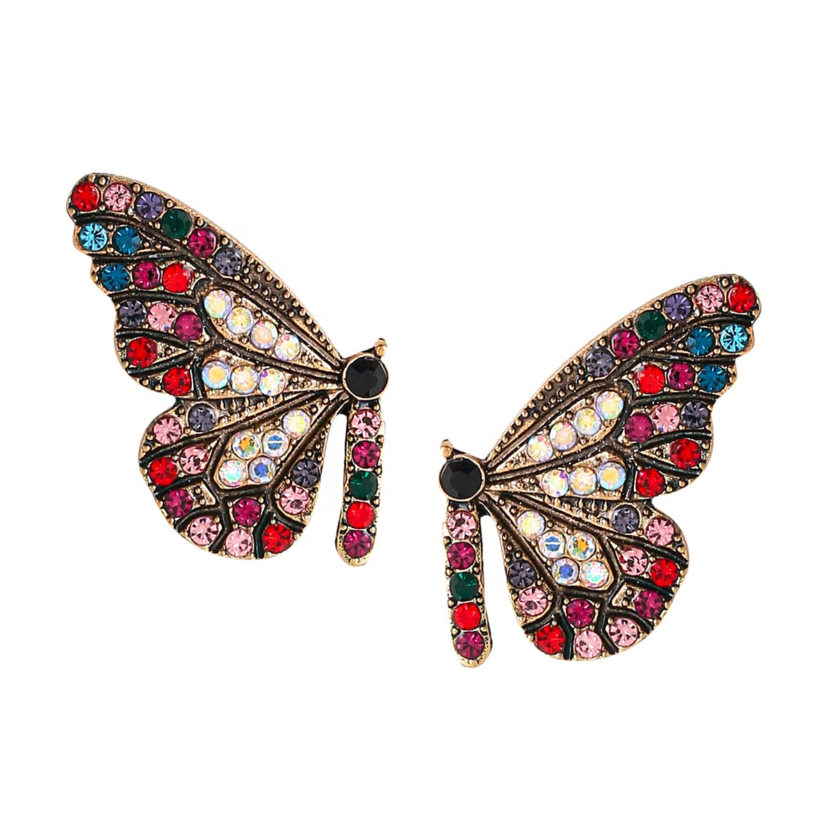 Yellow Chimes Earrings For Women Multicolor Butterfly Designed Stud Drop Earrings For Women and Girls (B0B9HBXMNW) Amazon Price History, Amazon Price Tracker