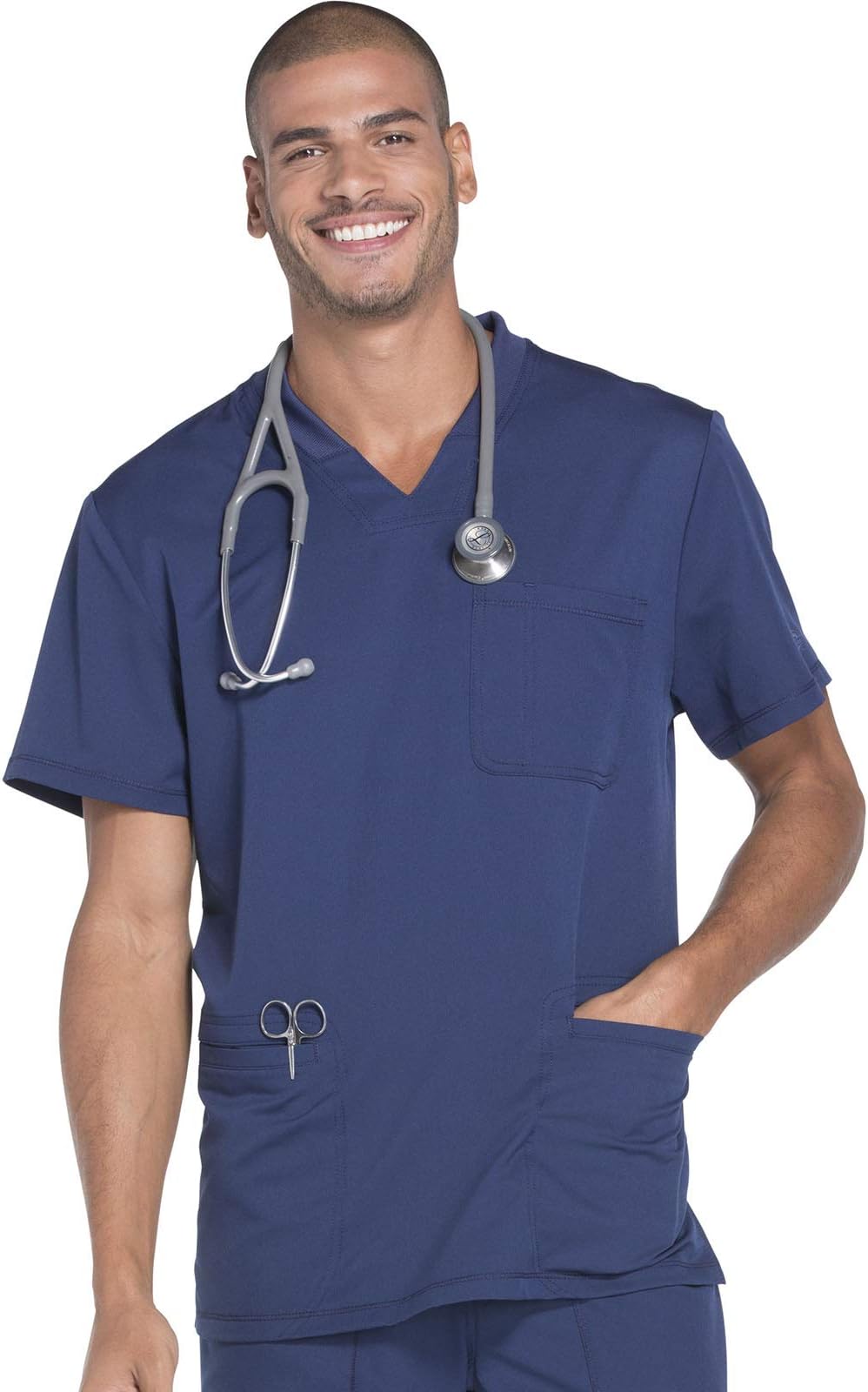 DickiesDynamix Men Scrubs Top V-Neck DK640