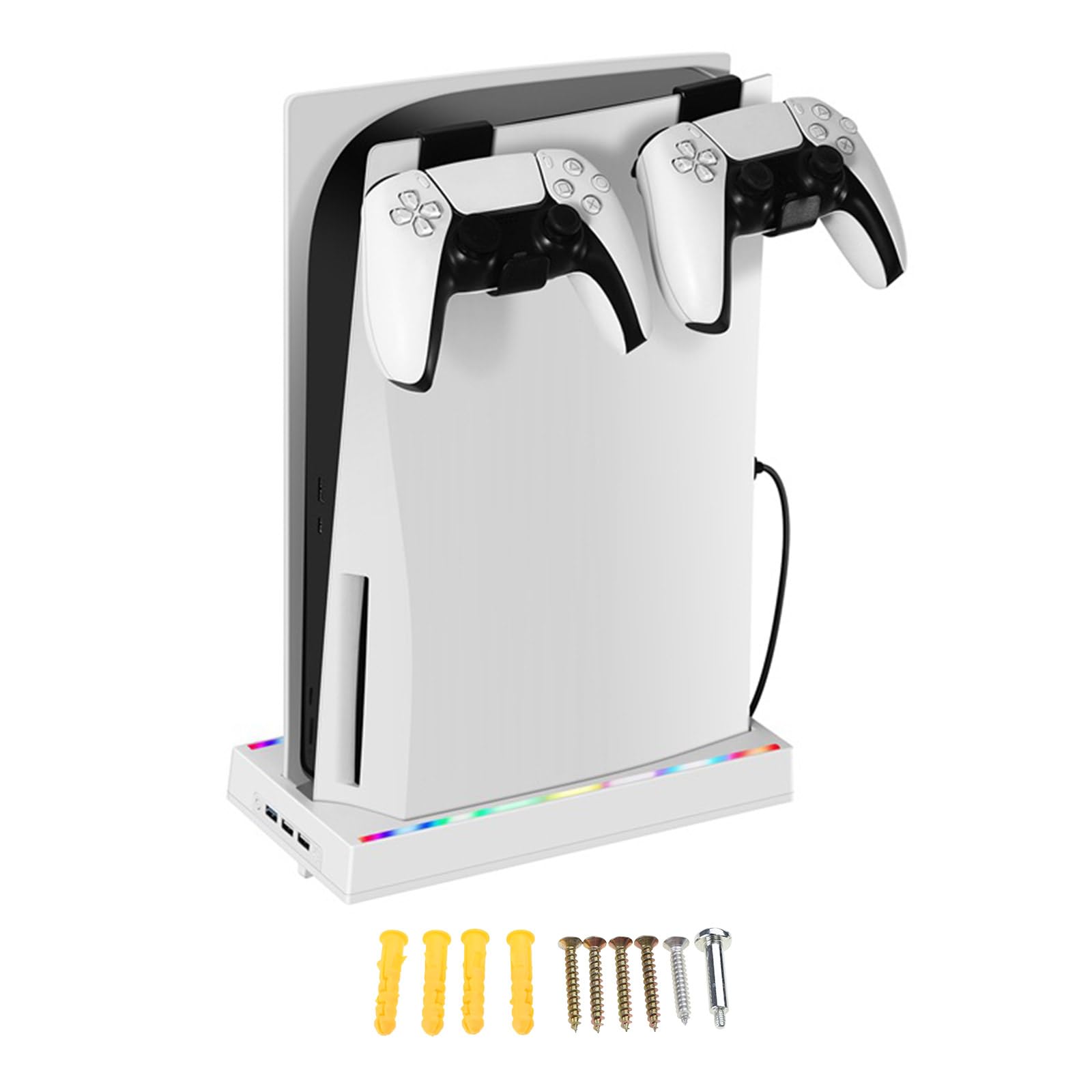 Professionelle Wandhalterung, Standkonsole und LED-Lichthalter für Digital- und Disc-Edition, sichere Aufbewahrungslösung, leichtes Wandhalterungs-Set