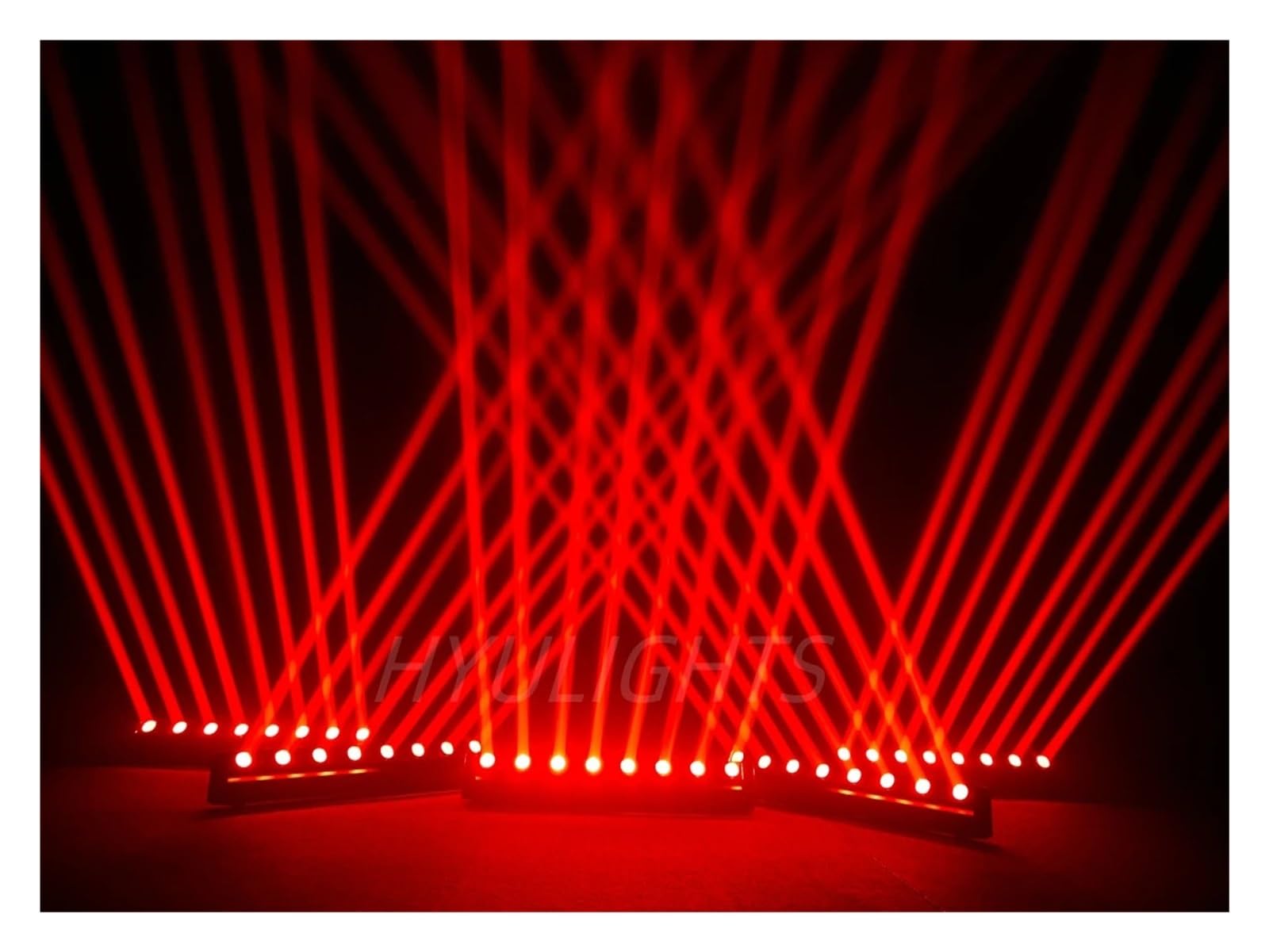 Luz Bañadora de Pared, Barra de luces LED RGBW 4 en 1 8 x 12 W con cabezal móvil DMX512 for DJ, discotecas, fiestas, clubes nocturnos, eventos, espectáculos y efectos escenario