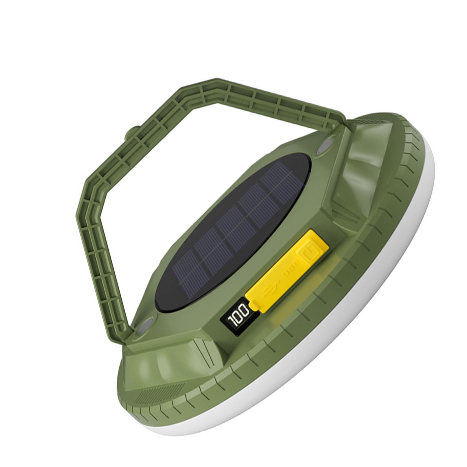 Rechargeable Foldable Solar Light for Hanging Application Large Capacity Battery Rapid Charging for Adventures Solar Power Outdoor Light USB C Rechargeable Night Market Stall