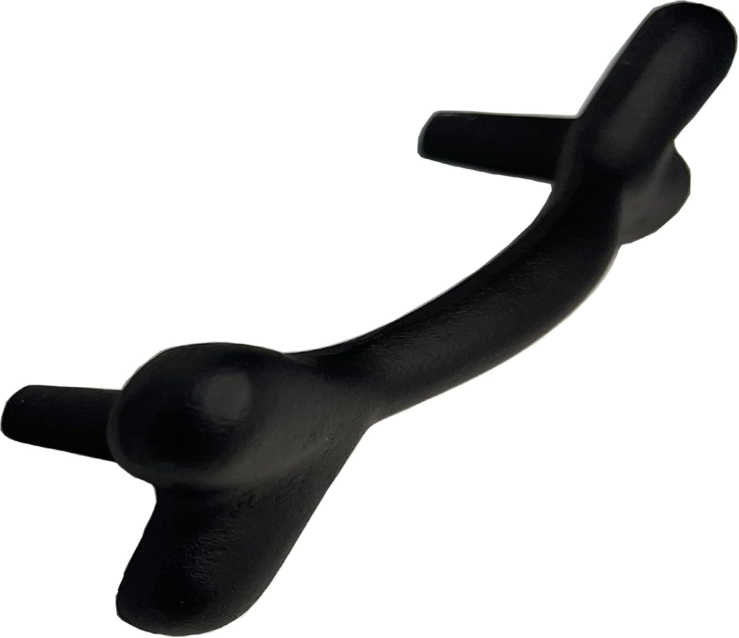 6"- Dog Bone Handle - Vintage Style - Barn Door, Gate, Drawer and Cabinet Pull, Classic Iron Made Country Farmhouse pulls Black Color- HN-700 (4)