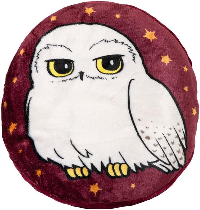 Harry Potter Hedwig 2-in-1 Cushion Blanket – Officially Licensed Harry Potter Travel Blanket, Foldable Soft Fluffy Throw, Compact Design for Living Room or Bedroom Decor, 120cm x 150cm| Paladone