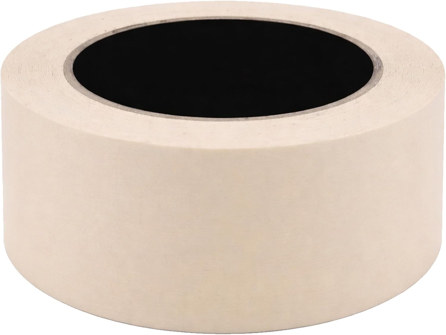 Brixwell Masking Tape 2 Inch x 60 Yard Tan Roll, Paper Paint Strip for Walls, Crafts, Labeling, DIY Projects, Professional Painters Tape, General Purpose Painting Supply Made in USA - 48 Rolls