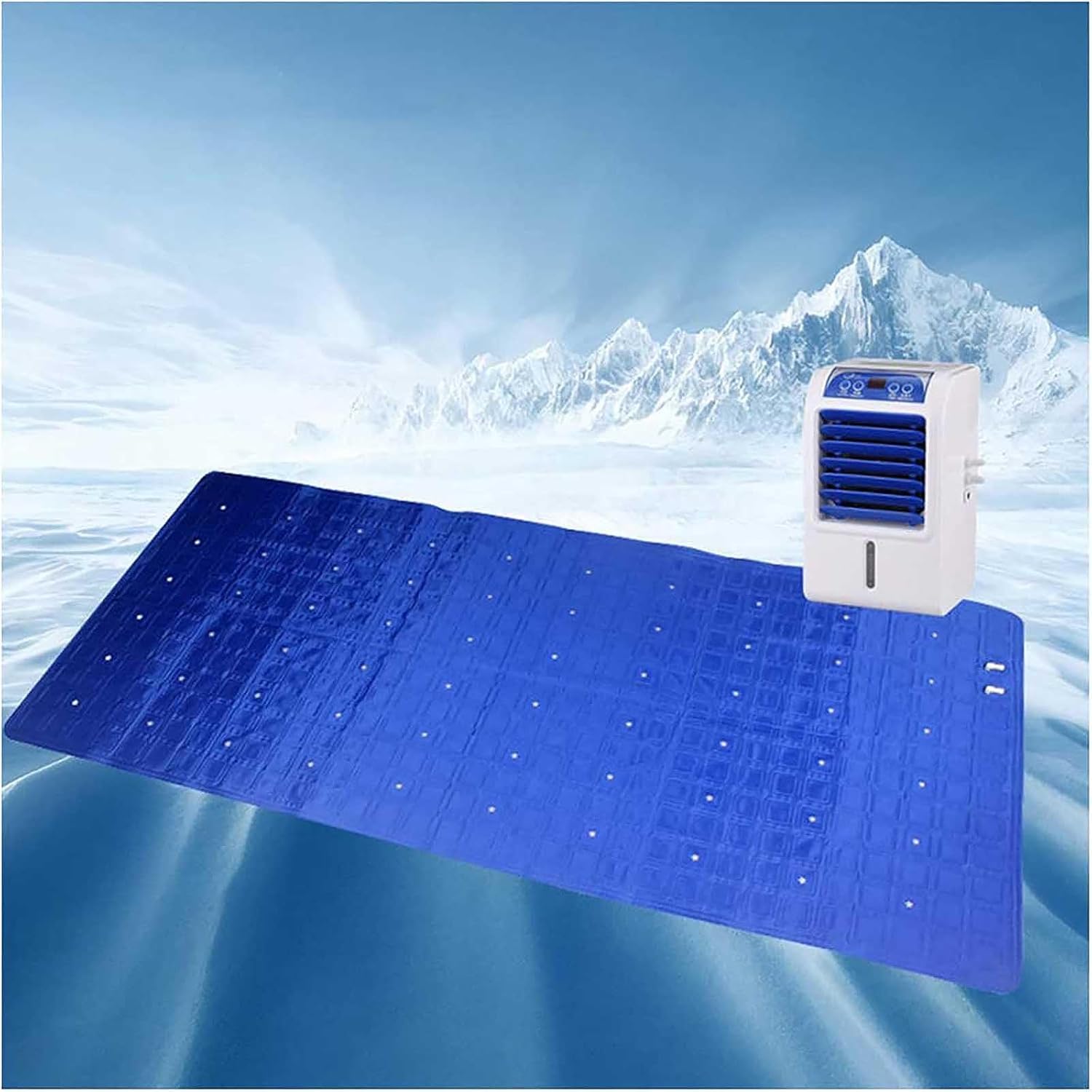 Cooling Mattress Topper, Electric Water Cooler Pad Sleeping Equipment, Mattress Cooling Bed Conditioning Tool (160x140cm)