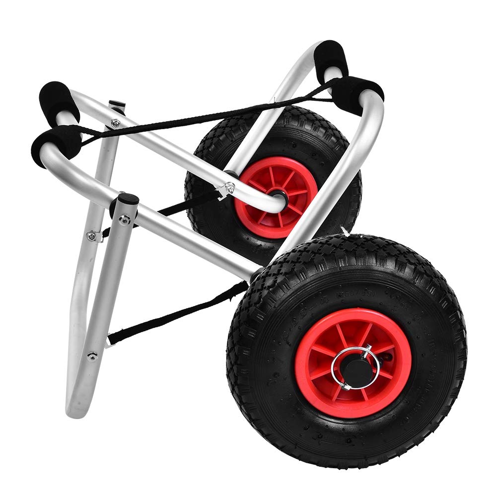 Kajak Trolley, Transportwagen Aluminiumlegierung Kanu Rad Dolly Bootsträger Trolley Wagen Transport Kajakwagen Kanuwagen Bootswagen Wasserwandern