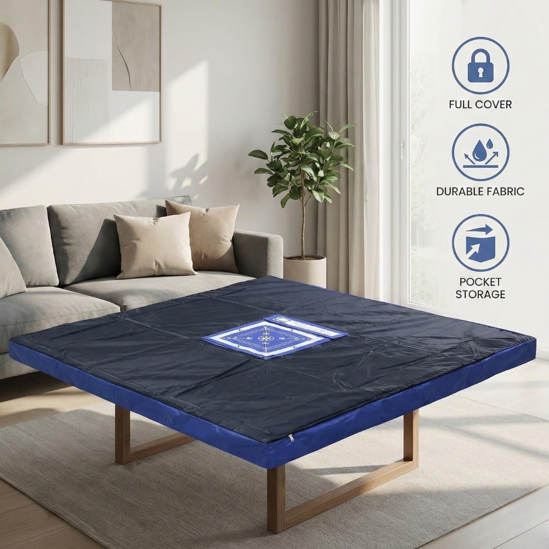 KD Willmax KNK - Funda con cremallera completa para tabla Carrom - Impermeable, nailon Ripstop, 3 tamaños (campeón)