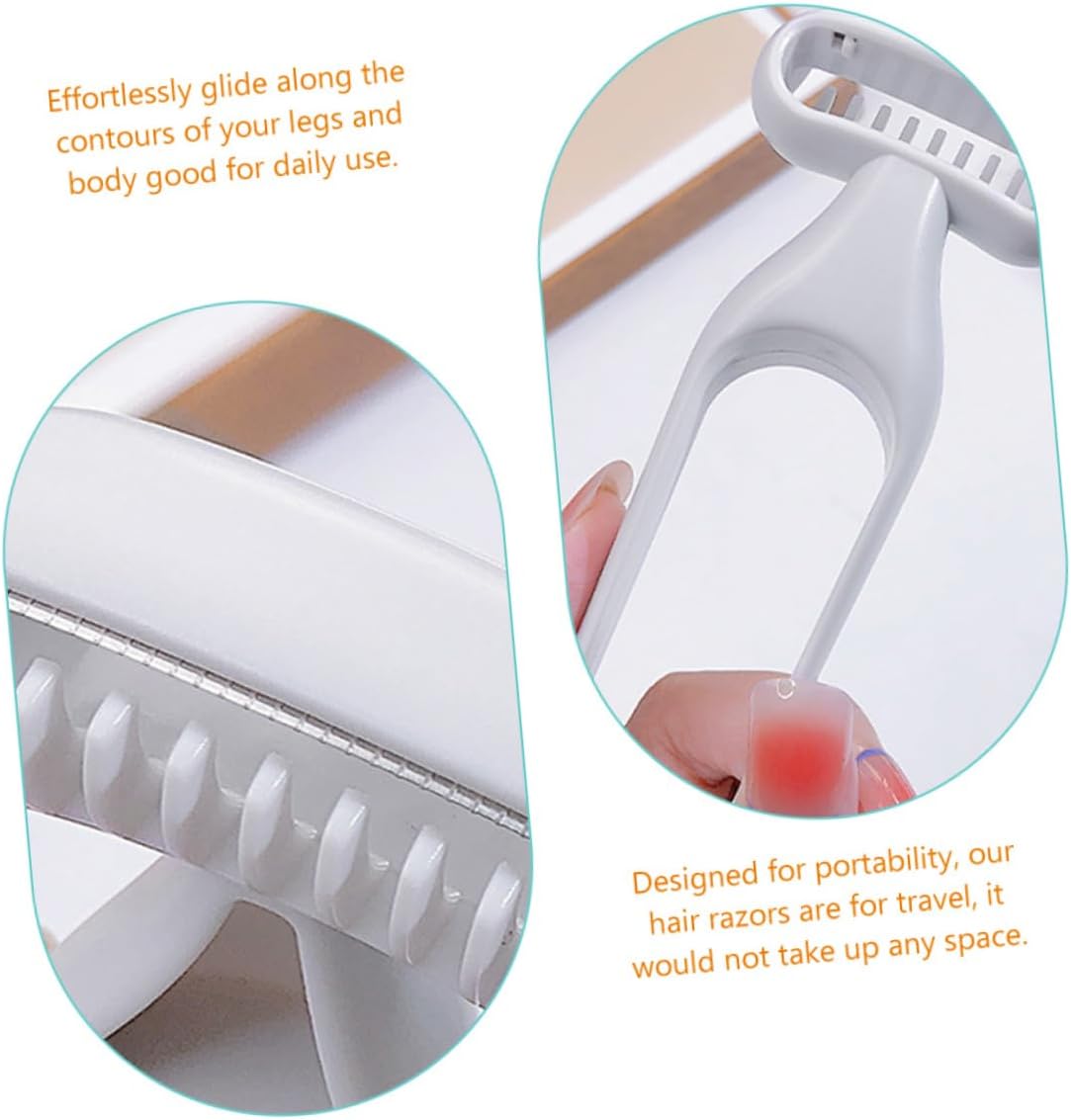 balacoo 8 Pcs Armpit Hair Trimmer for Girl Facial Hair Remover Facial Hair Trimmer Grooming Womens Razors for Shaving Face Beauty Care Tool Body Blade Miss Eyebrow Scraper, 13x5cm, Grey