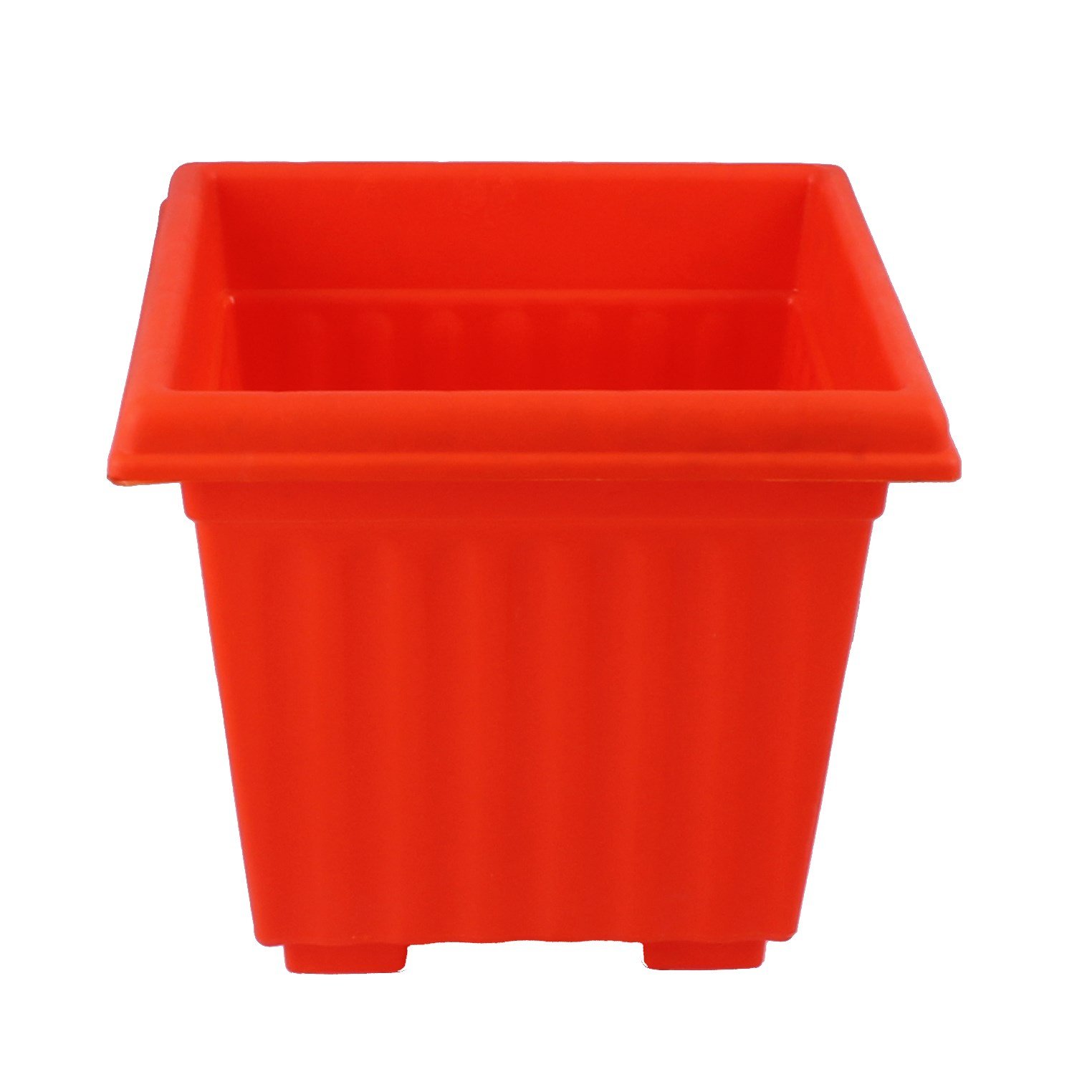 Gardens Need Square Planter with Drip Tray Set (10-inch, Orange, Pack of 3 Sets) (B01N0OL8Y5) Amazon Price History, Amazon Price Tracker