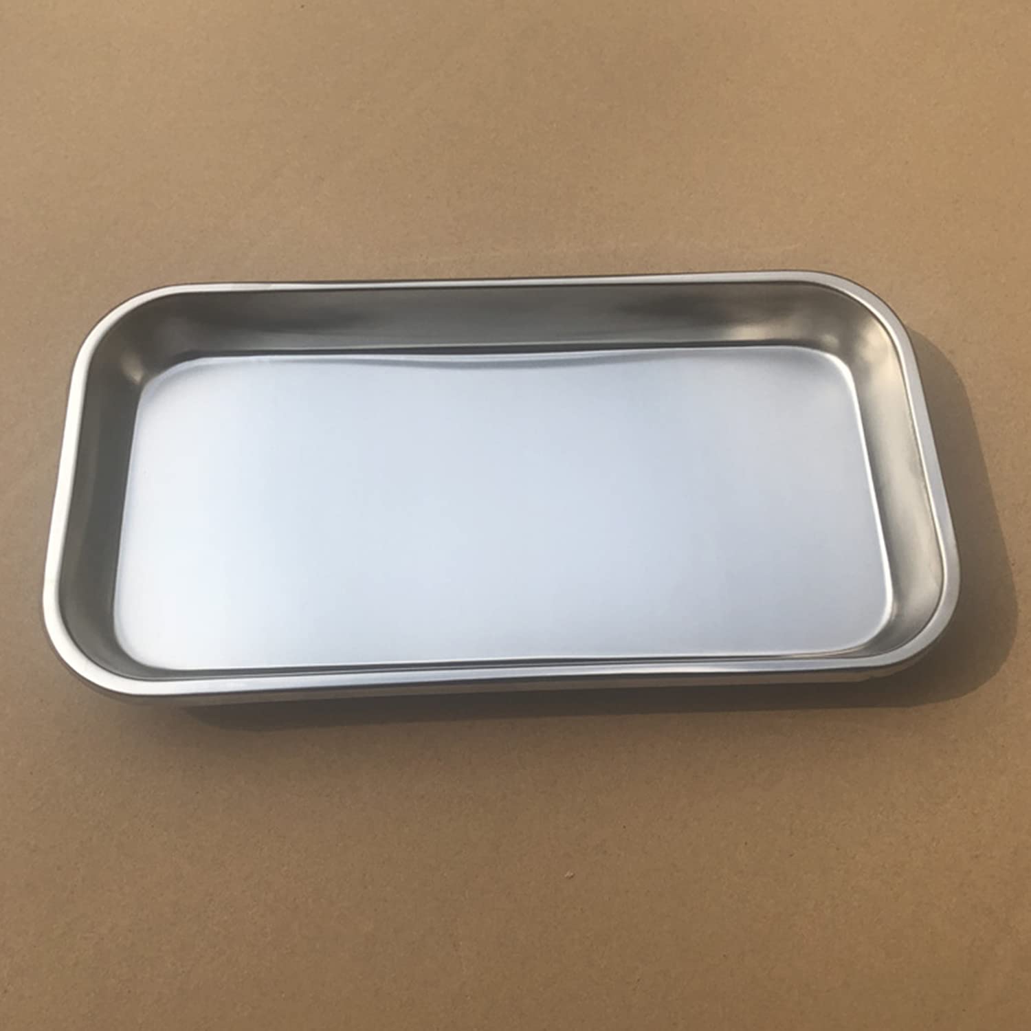 Set 4 Vassoi In Acciaio Inox Per Strumenti Medici/Dentali - 22,5x12 Cm, Ideali Per Laboratori - Foto 9