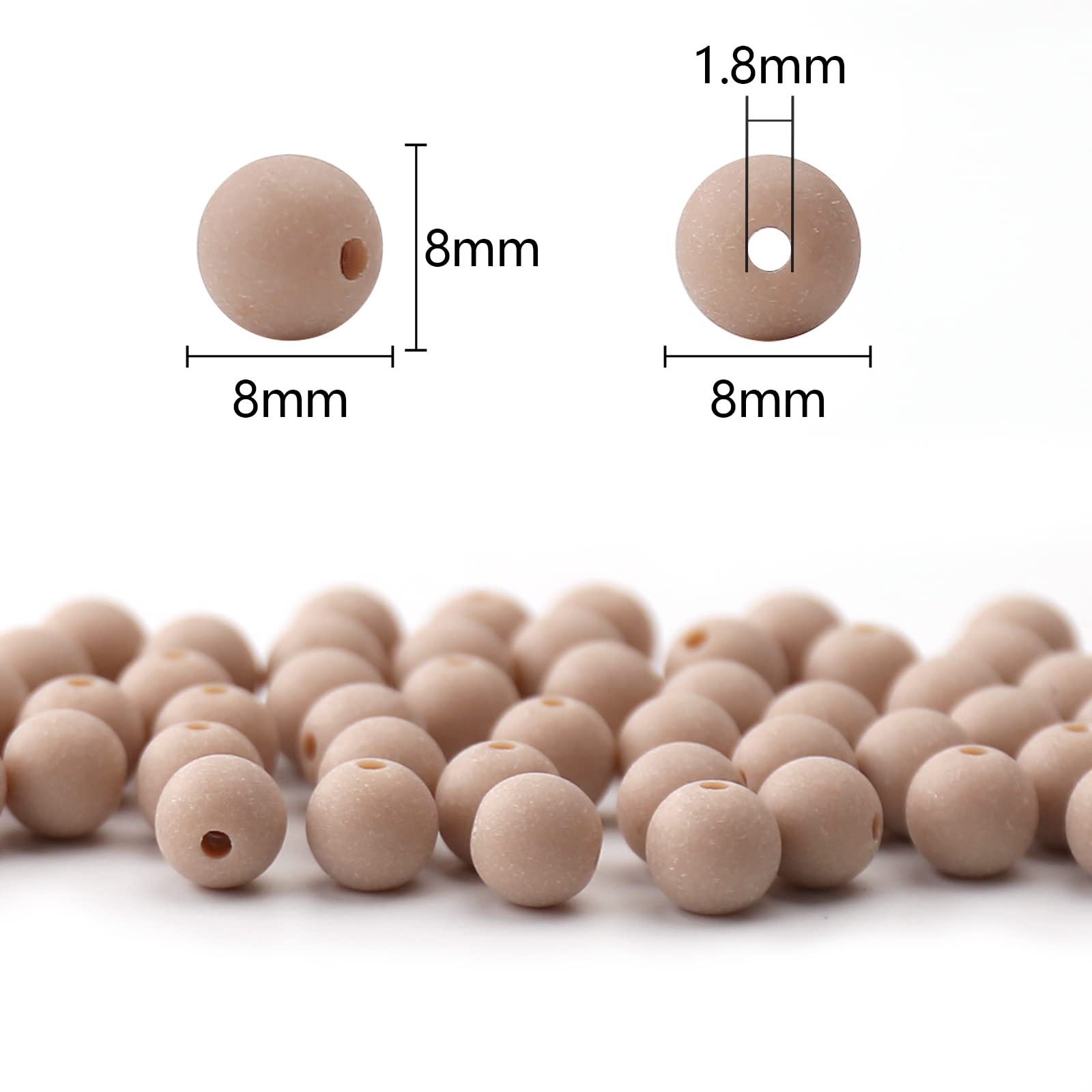 Lot De 20 Perles Acrylique Marron/beige Style Ethnique - 12x29x9 Mm - Pour Création De Bijoux