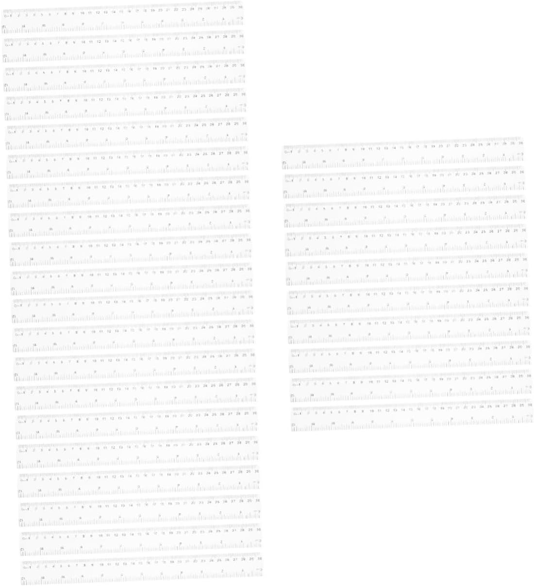 Ciieeo30 Pcs ruler specialty tools office supply kit supplies kit plastic measuring tool stationery kit transparent straight measuring kit stationery measurement tool abs
