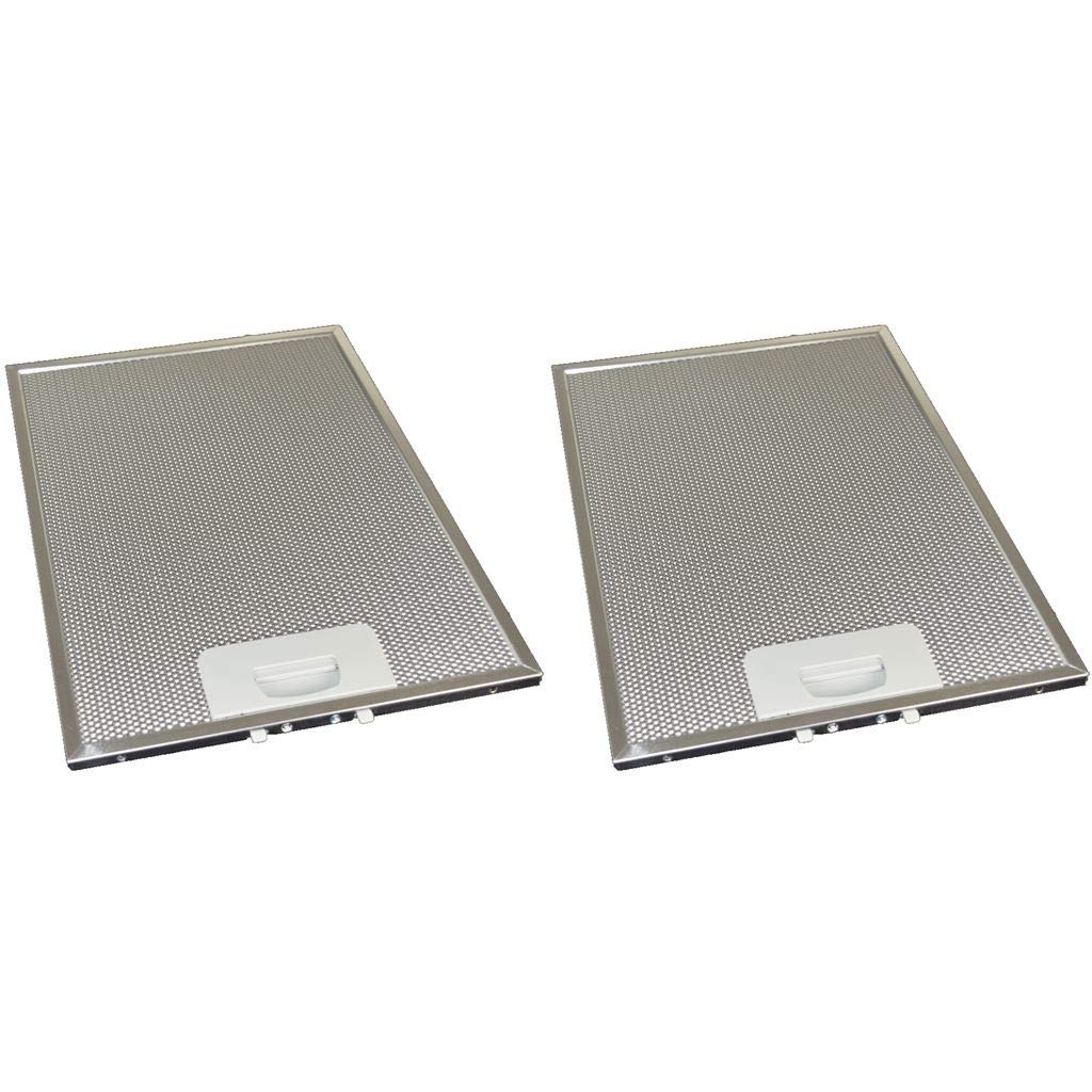 Cooker Hood Metal Grease Filters Pack of 2 compatible with AEG Ariston