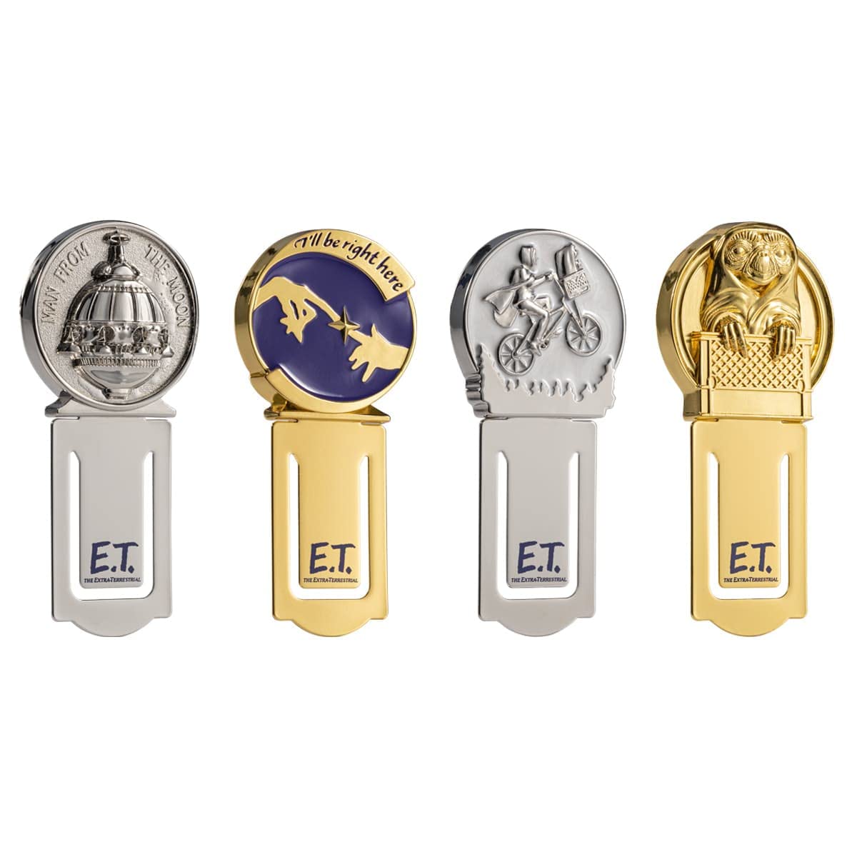 ET Bookmark Set by The Noble Collection, Multicolored