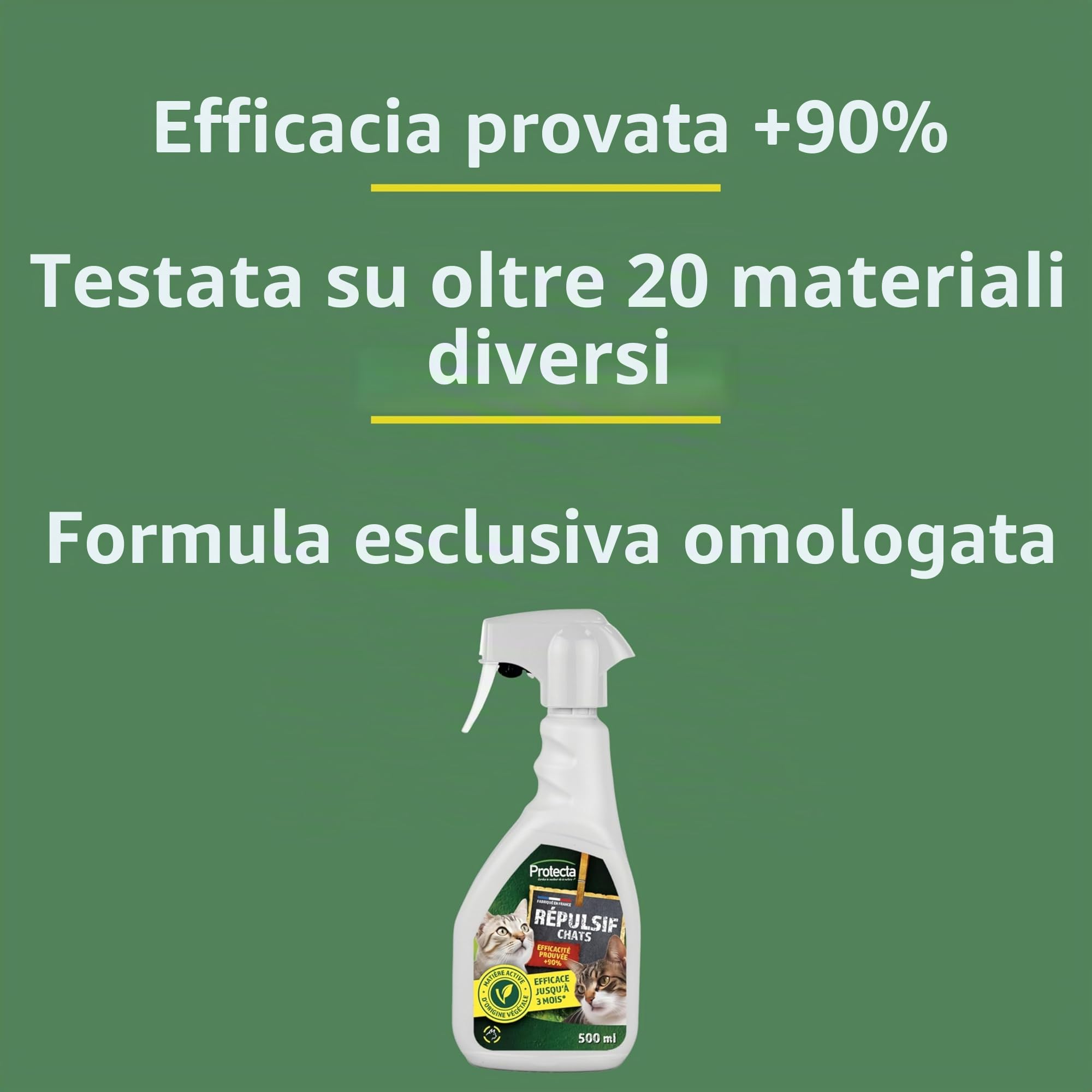 Repellente per gatti interni ed esterni, spray anti-graffio e marcatura urinaria, 500 ml, protezione efficace per mobili e giardini