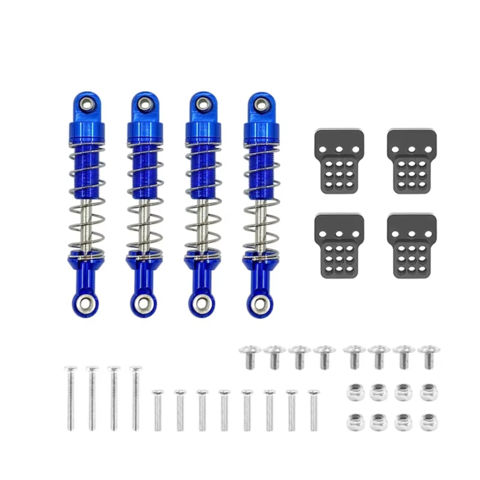 para MN D90 para MN-90 para MN99S para WPL C14 C24 C34 Amortiguador Metal con Extendido Piezas Mejora Asiento Repuesto Coche RC Refacción Componentes Mejora RC