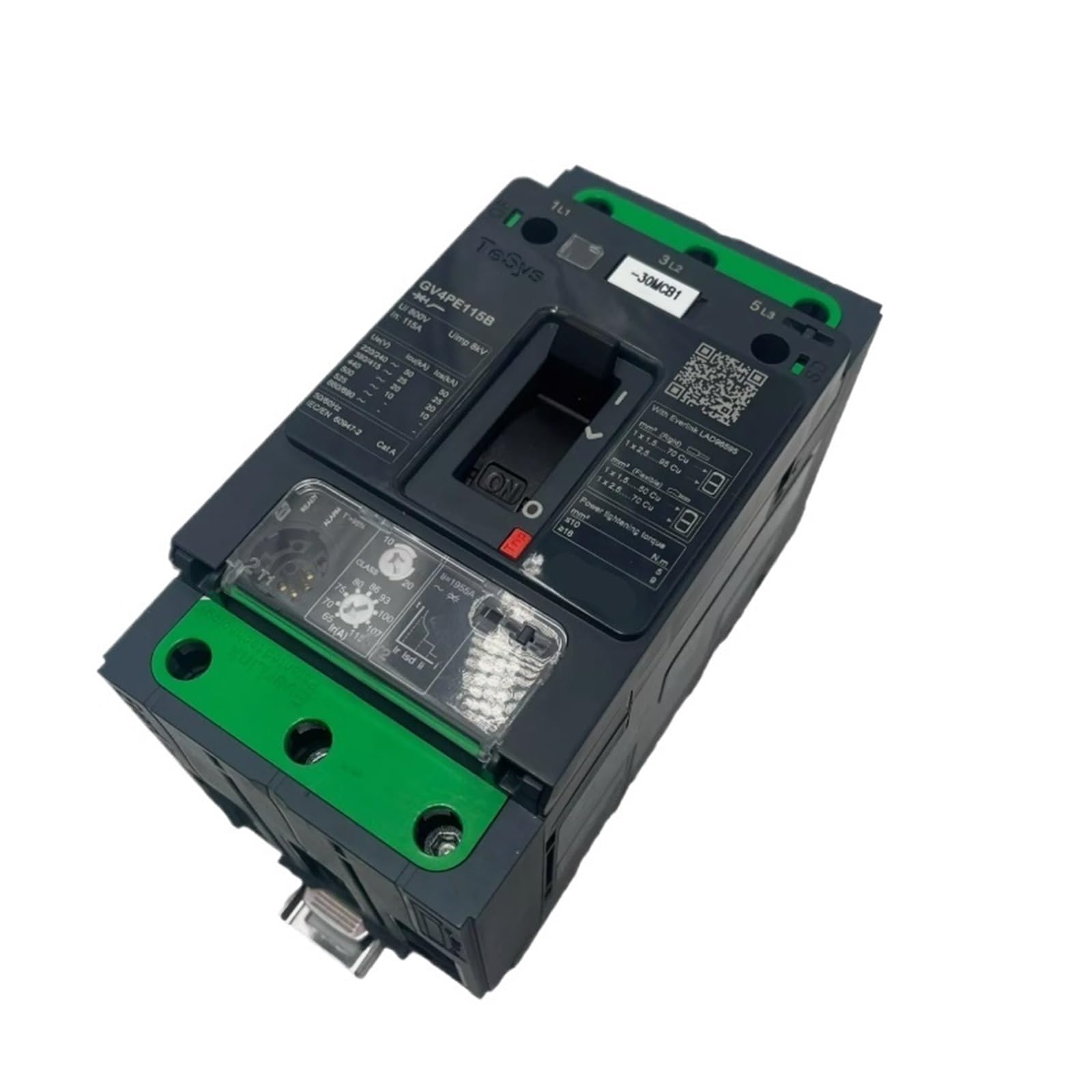 CJKXPZMH GV4PE115B Motor circuit breaker. GV4. 3P. 115A. 25kA