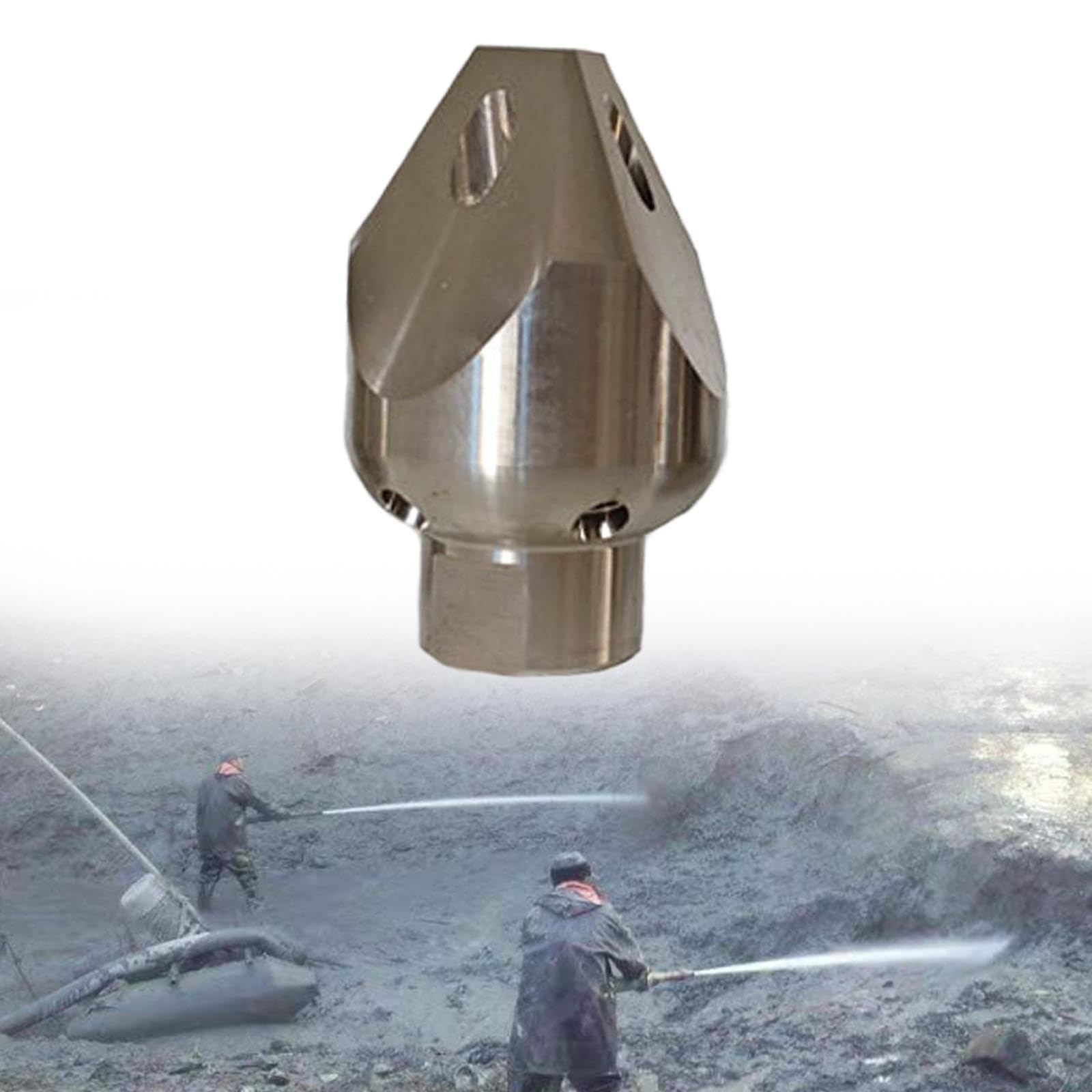 para Limpieza de Rociadora para Desagüe Conector Rápido de Alta Presión Diseño Compacto en Acero Inoxidable, Delantero 3 Trasero 5, 6.1 Cm X 3.9 Cm
