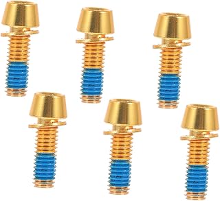 BESPORTBLE Parafuso De Bicicleta De 6 Peças Contas A Granel De Bicicleta Vermelha Parafusos De Disco De Freio De Bicicletas Parafusos De Rotor Profissionais Peças De Rotor De Freio