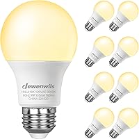 DEWENWILS 8-Pack A19 LED Bulbs 760LM 3000K Warm White 9W E26 60W Equivalent Non-Dimmable UL Listed