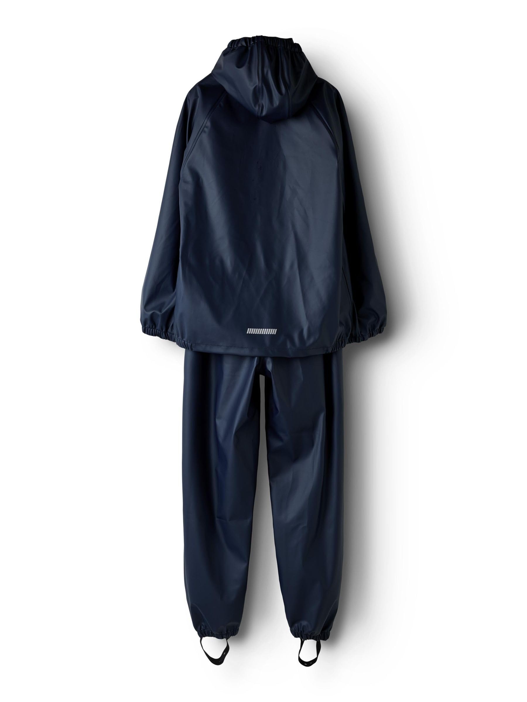 Kinder Regenanzug 2-teilig – Wasserdichter Regenanzug & Matschanzug mit Kapuze, Regenjacke & Regenhose Unisex, Größen 92–152