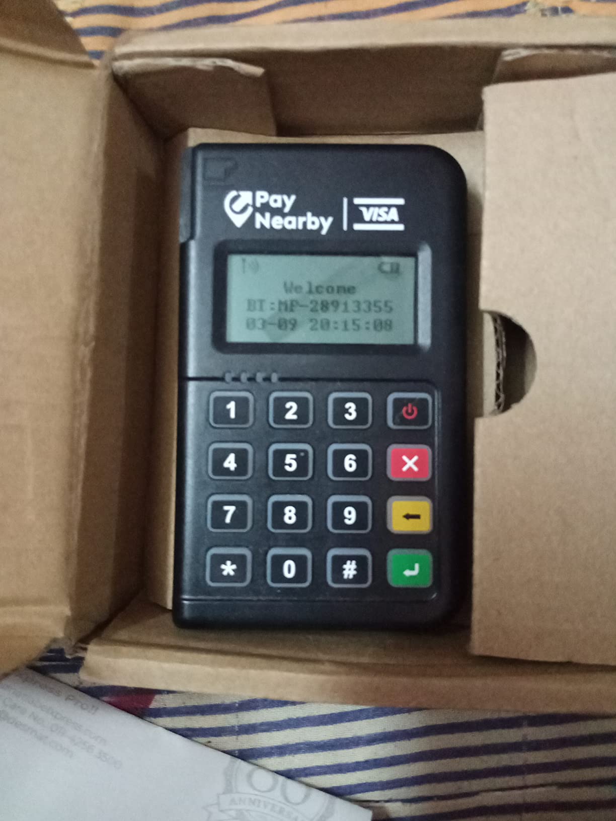Pay Nearby Mini ATM/Card Swipe Machine/POS Card Swipe for Home and ...