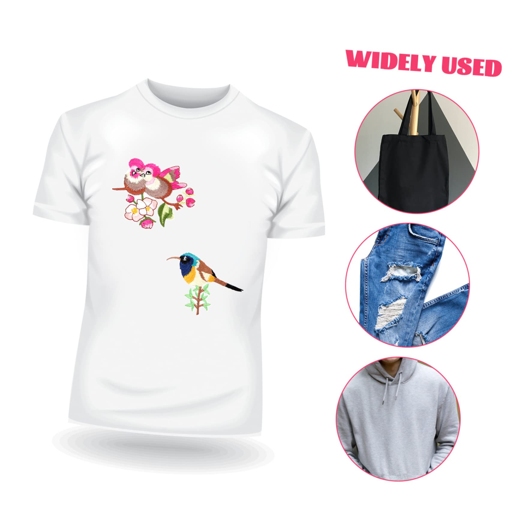 Gadpiparty 3 Set Toppe Forma Patches Ricamati Adesivi Per Abbigliamento Decorazioni Per Cuscini E Maglioni Accessori Per Fai Da Te E Riparazioni Tessuti 15 Pezzi * 3