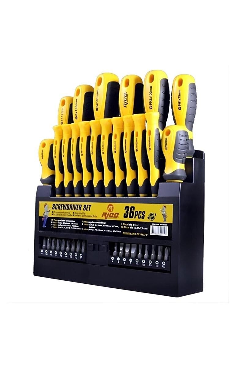 Rico 003-RK0025 Classic Screwdriver Set 36-Pieces