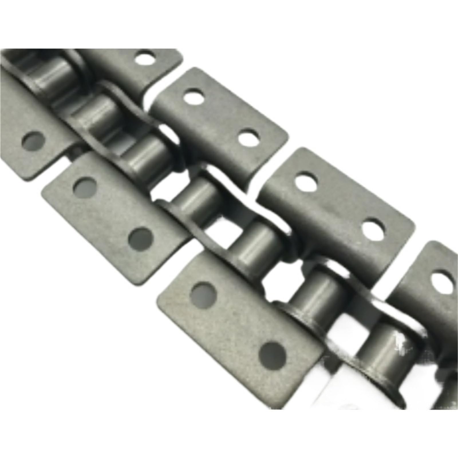 Compatible con cadena de transmisión de rodillos con orificio de doble ala