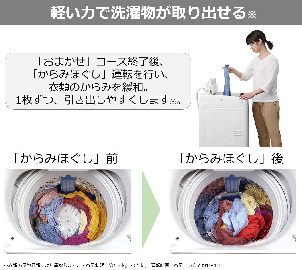 Amazon.co.jp: パナソニック 全自動洗濯機 洗濯 5kg つけおきコース 