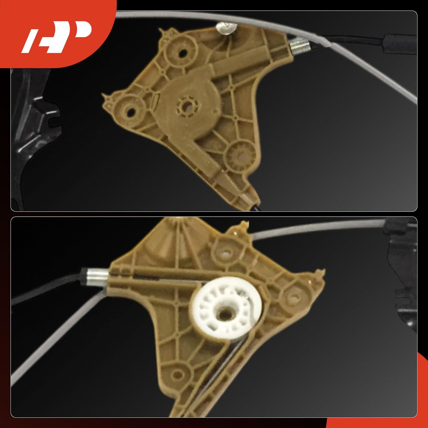 A-Premium Front Right Passenger Side Electric Power Window Regulator Without Motor Compatible with BMW 328i 2007-2013, 335i 2007-2013, 328i 335i xDrive 2009-2013, 335is 2011-2013, 328xi, 335xi, M3