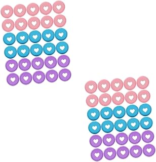 TEHAUX 60 Pçs Coração Encadernação Fivela Livro Fichário Anel Fichário Fivela Articulada Anéis Artesanato Álbum De Fotos Anéis Fichário Caderno Anéis Em Forma De Coração Anel Minidisco