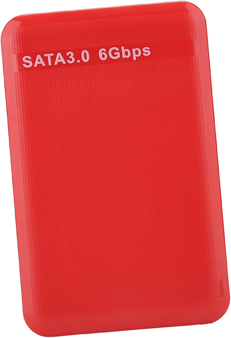 Portable 2.5" USB3.0 to HDD Enclosure with 6Gbps Data Transfer Rate for SSD Drives Ideal for Tech Enthusiasts (Red)