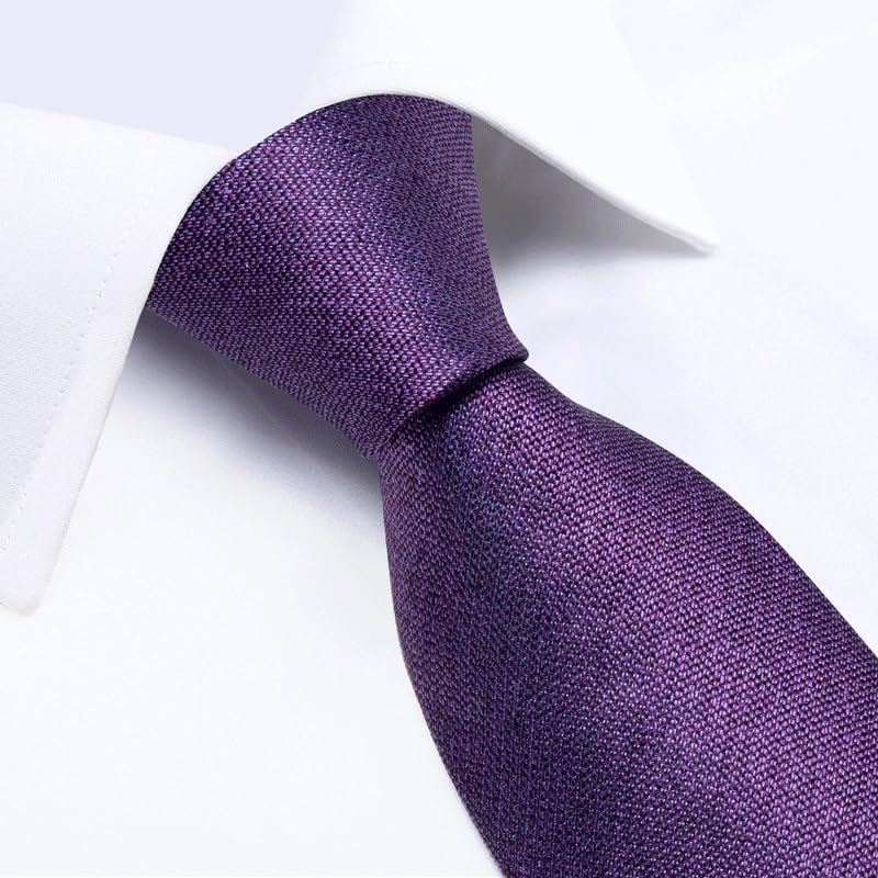 Corbata para hombre de seda 8 cm ancho miniatura 2